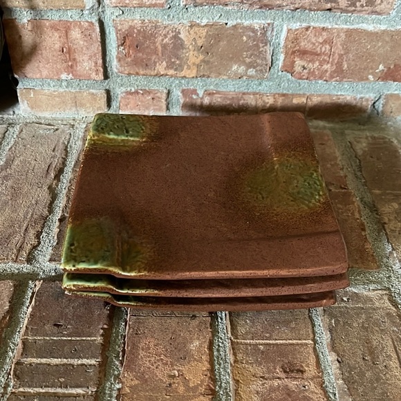 Style Eyes by Baum Brothers Asian Collection Set of 3 Square Side Plates - Picture 2 of 7